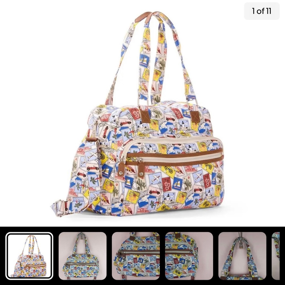 Weekender travel tote bag